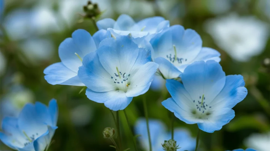 Nemophila menziesii)