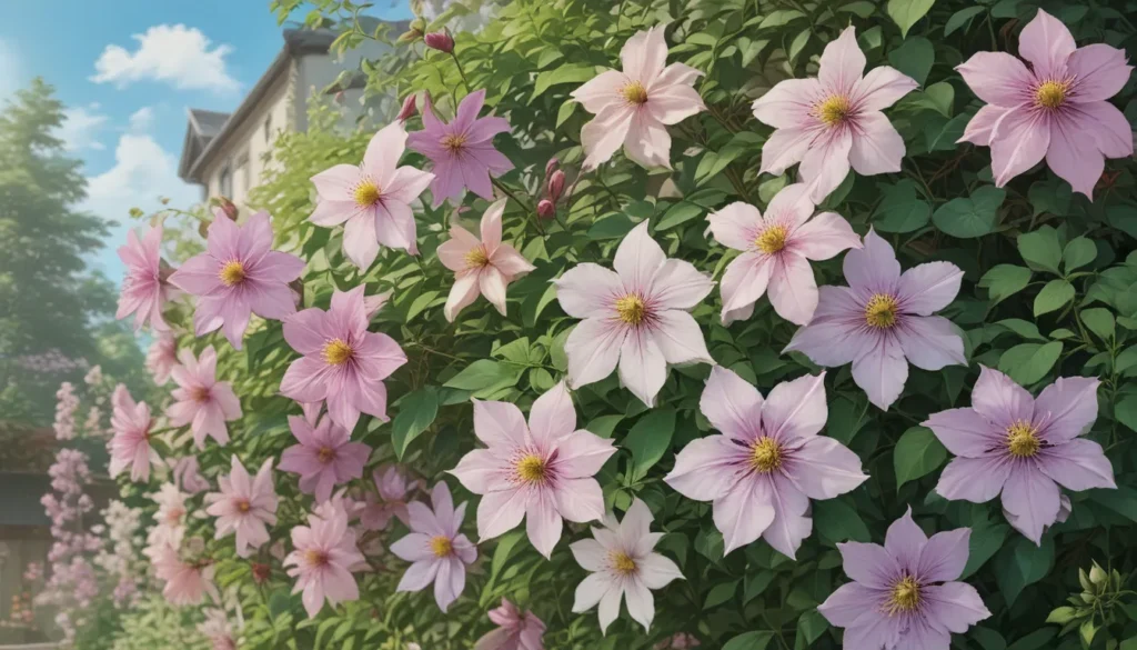 summer blooming clematis 34e1b934